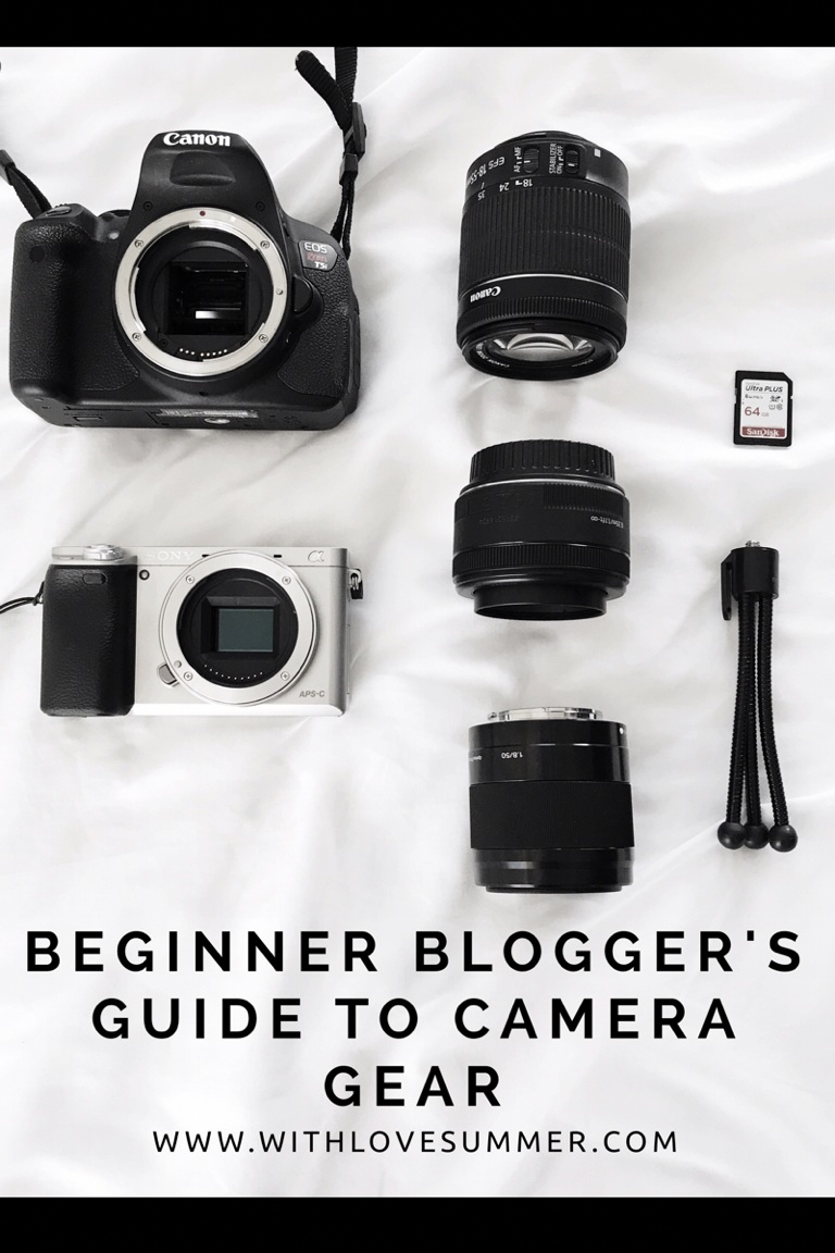 Camera Gear I Use for Blogging