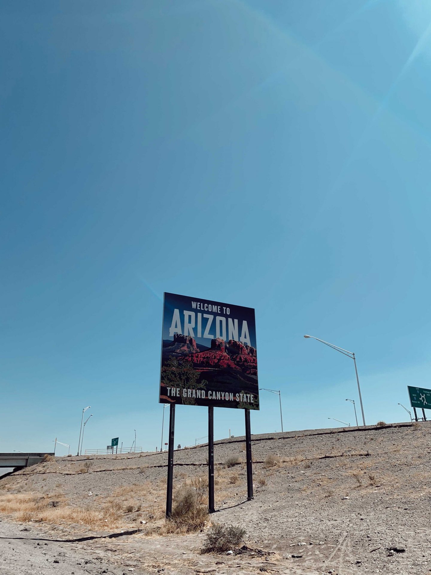 welcome to arizona sign